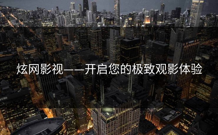 炫网影视——开启您的极致观影体验